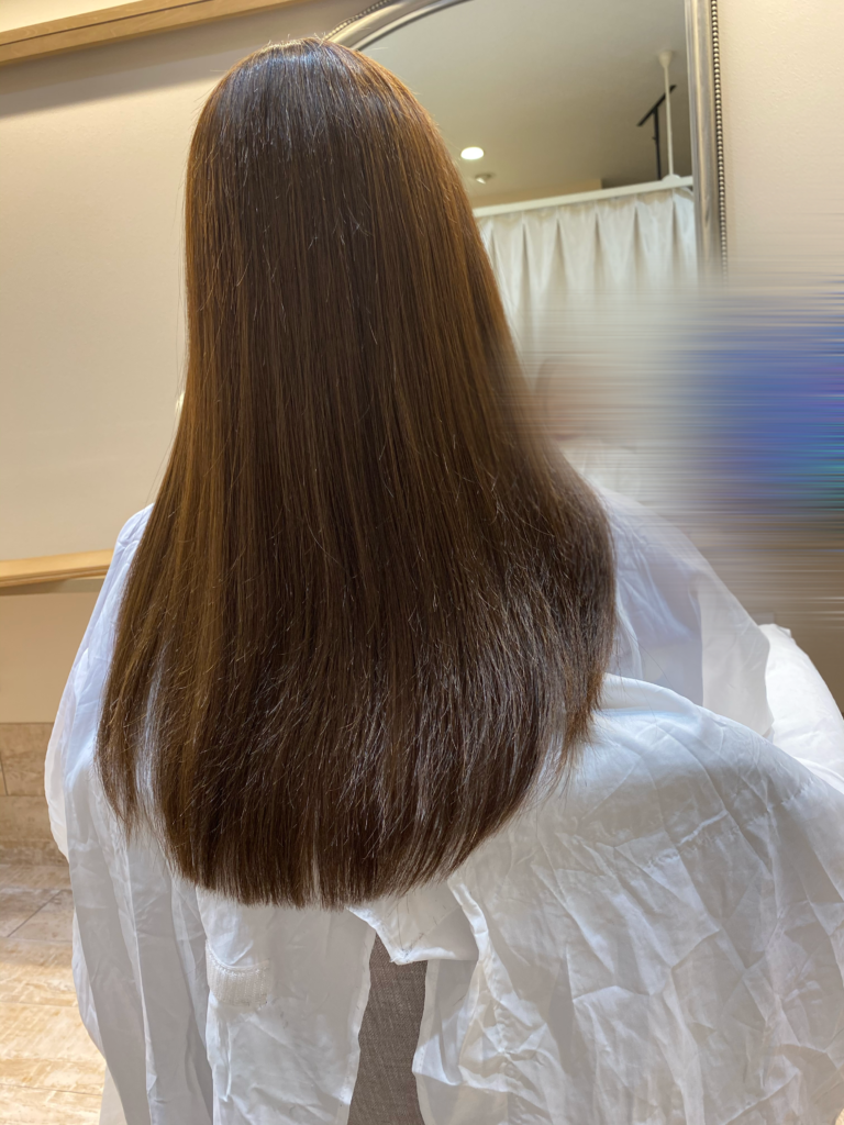 カットラインはまっすぐ？ラウンド？印象が変わります。人毛ウィッグカット 江東区亀戸美容室 | 江東区亀戸プライベート美容室one`s place